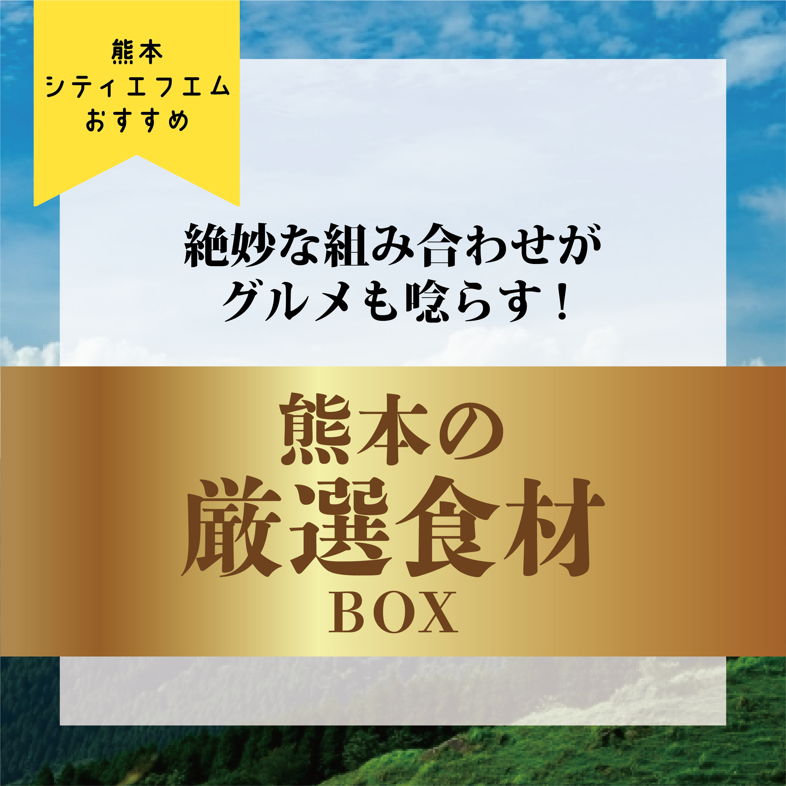 【ふるさと厳選】絶妙な組合せがグルメも唸らす！熊本の厳選食材Box